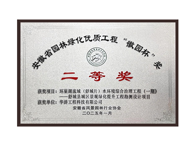 山西荣获2025“徽园杯”奖二等奖